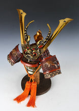 Japanese Samurai Kabuto Helmet -big dragon with a mask- Massive Red Tsushima