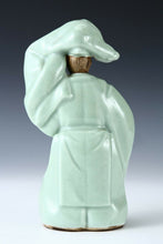 Japanese -Noh Okina Dancer Kutani Porcelain Figure- Great Product