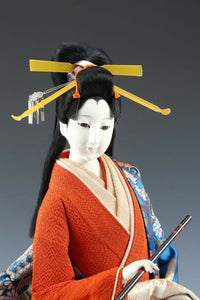 Beautiful Japanese GEISHA Doll -Traditional Fan- Sukiyo Doll Product