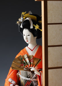 Nice Vintage Classic Style Japanese Traditional Wall Geisha Doll -Oyama Doll-