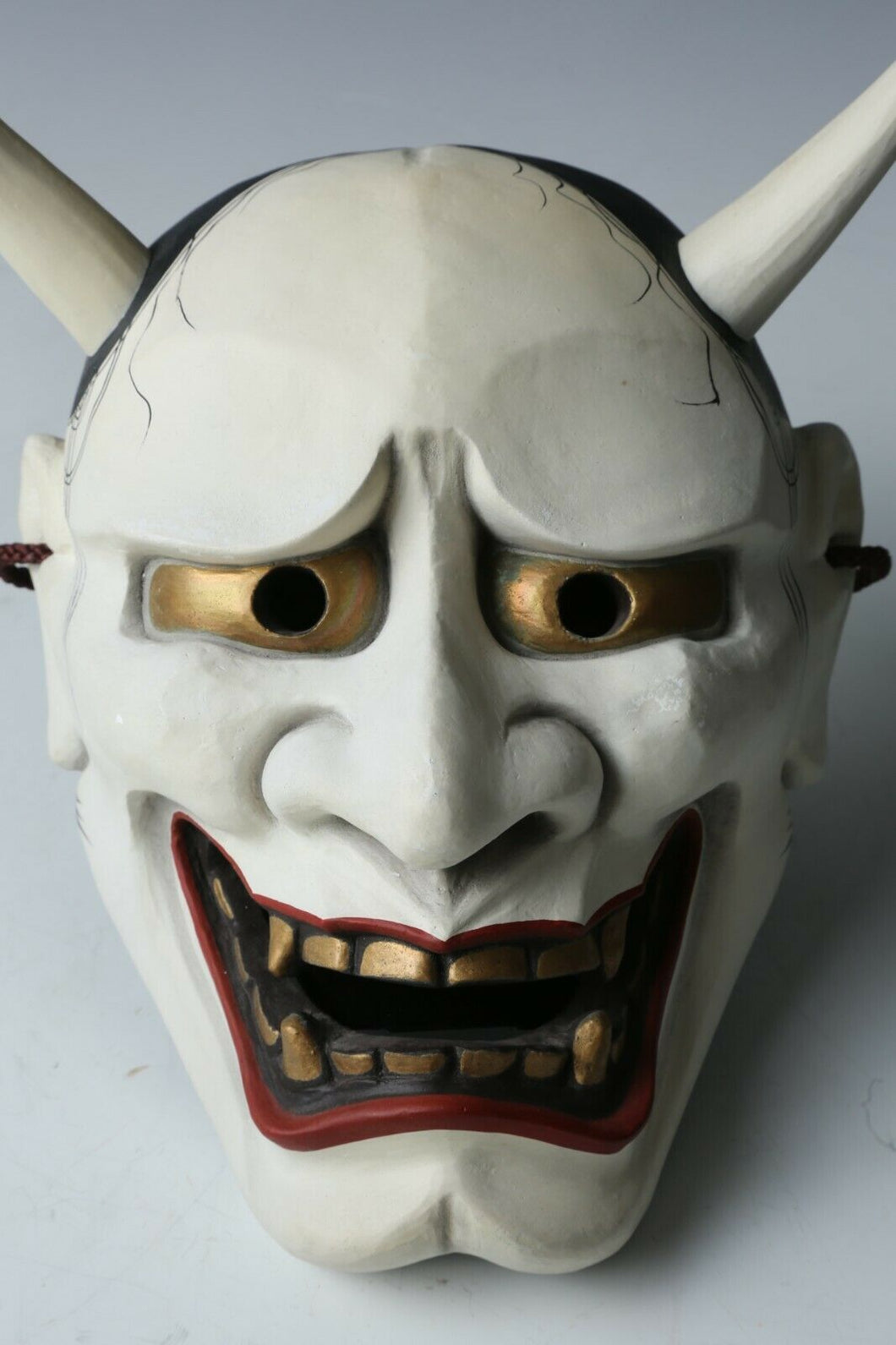 Made In Japan Beautiful Ceramic Old Vintage Noh Mask Hannya 般若 -Jealousy Woman-