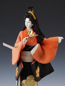 Japanese Beautiful Old Vintage Geisha Doll -Sakurayama Product-