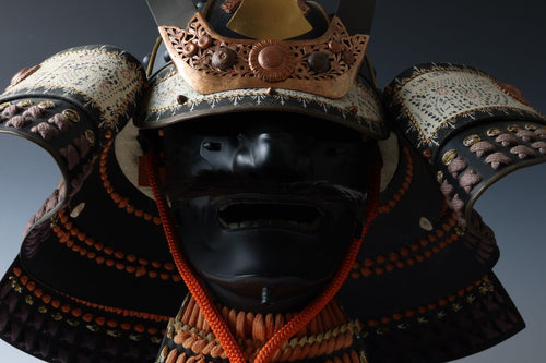 Japanese Samurai Wearable Kabuto Helmet with a Mask -Marutake Kohnin Product-