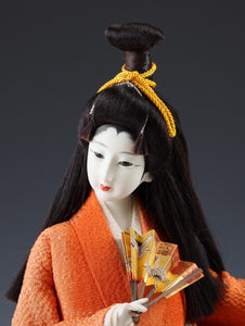 Japanese Beautiful Old Vintage Geisha Doll -Sakurayama Product-