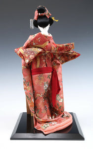 Japanese Beautiful Geisha Doll -Kyoto Traditional Flute Style-  58cm