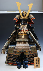 Japanese Beautiful High Grade Vintage Samurai Figure Doll -Kids Wearable-