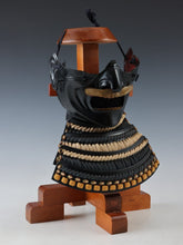 Authentic Vintage Japanese Samurai Mask Helmet -Wearable Menpo- Tushima