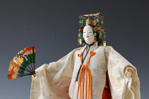 Old Vintage Japanese Noh Dancer Doll -Hagoromo- Nijyo Product