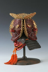 Extremely Rare Japanese Samurai Helmet -guardian deity of the three jewels-