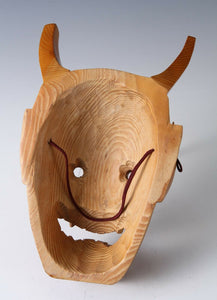 Japanese Vintage Wooden Noh Mask Hannya 般若 -Jealousy Woman-