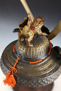 Japanese Vintage Helmet Samurai Kabuto -Yoshitsune's helmet-