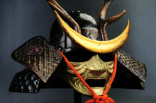 Japanese Vintage Samurai Helmet  shikanosuke kabuto with a mask Tsushima