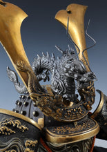 Japanese Old Vintage Samurai Kabuto Helmet -dragon with a mask- Genji Tsushima