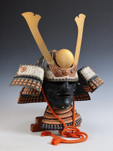 Japanese Samurai Wearable Kabuto Helmet with a Mask -Marutake Kohnin Product-