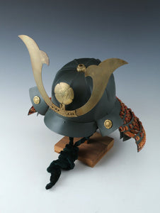 Japanese Wearable Samurai Helmet -Nice Vintage Condition Product-