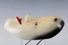Kyoto Vintage colored Iron NOH MASK -Young Lady- 小面 Ko-omote