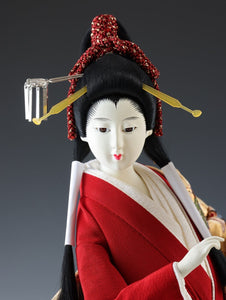 Beautiful Japanese Rare Heian Scroll Kimono GEISHA Doll -Traditional Kimono-