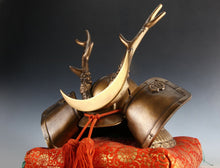 Japanese Samurai Helmet -Yamanaka Shikanosuke Kabuto- Golden Colored