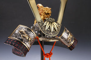 Japanese Samurai Helmet -Yoshitsune LEO Kabuto-  Tsushima