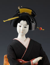 Old Vintage Japanese Geisha Kyoto Doll -Andon Traditional Lantern Deco-