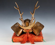 Japanese Samurai Helmet -Yamanaka Shikanosuke Kabuto- Golden Colored