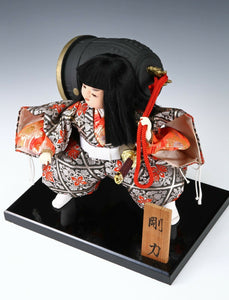 Beautiful Japanese Legendary Buddhism Soldier Samurai Doll -Benkei-