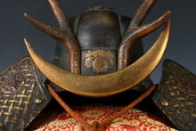 Life Size Japanese Samurai Helmet -shikanosuke kabuto- with a Replica Tsushima