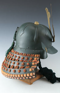 Japanese Wearable Samurai Helmet -Nice Vintage Condition Product-