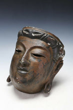 Antique Plaster NOH MASK -Buddha- Late Meiji Period 仏陀 Big Size