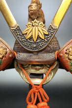 Japanese Vintage Helmet Samurai Kabuto -Yoshitsune's helmet- with a mask