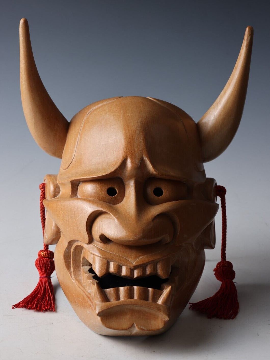 Japanese Vintage Wooden Noh Mask Hannya 般若 -Jealousy Woman-