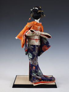 Japanese Showa Vintage Geisha Doll -Sakurayama Product-