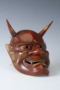 Made In Japan Beautiful Iron Vintage Noh Mask Hannya 般若 -Jealousy Woman-