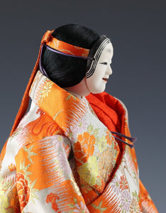 Vintage Japanese Beautiful Noh Dancer Doll -Yuno- Nijyo Product