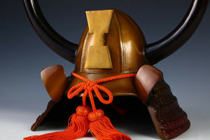 Vintage Japanese Samurai Helmet -Kansuke's helmet-