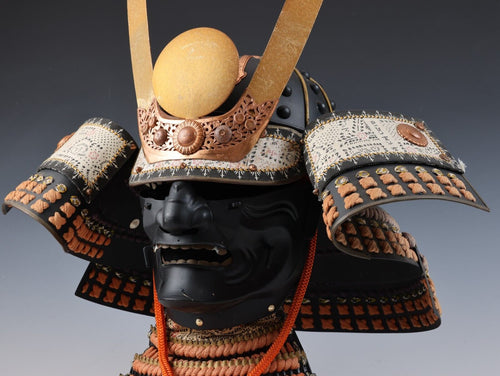 Japanese Samurai Wearable Kabuto Helmet with a Mask -Marutake Kohnin Product-