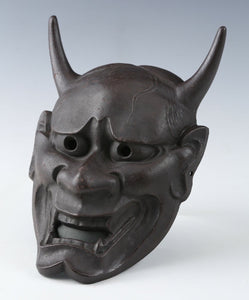 Beautiful Iron Noh Mask -Jealousy Woman- 般若 Han-nya Kiyomitsu Furumura