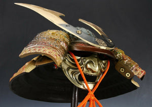 Samurai Helmet -Minamoto Zuisho Kabuto with a Mask-