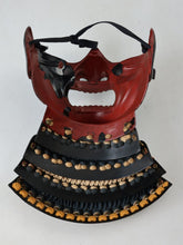 Authentic Vintage Japanese Samurai Mask Helmet -Wearable Menpo- Tushima