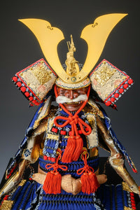 Japanese Beautiful Vintage Samurai Figure Doll -Kyugetsu Product- Tsushima