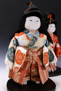 Beautiful Japanese Ichimatsu Style Pair Doll