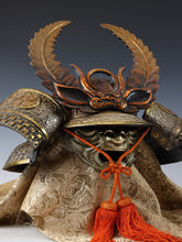 Old Vintage Japanese Samurai Helmet -TOKUGAWA IEYASU's Kabuto- with a Face Mask