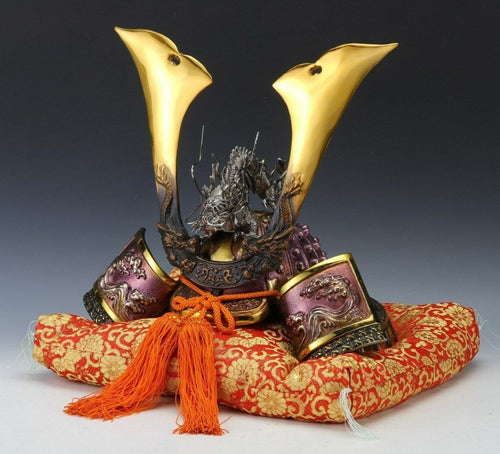 Massive Japanese Samurai Helmet -Genji Dragon Helmet- 源氏兜