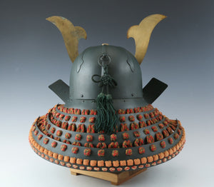 Japanese Wearable Samurai Helmet -Nice Vintage Condition Product-