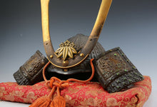 Massive Old Vintage Japanese Bronze Great Samurai Helmet -Yoshitsune Kabuto- 7K