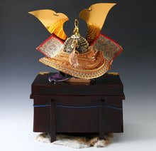 Rising Leo Samurai Kabuto Helmet -Pure Silk- 正絹威