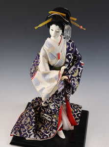 Beautiful Japanese Nice Vintage Geisha Doll -The Happiness- 57cm