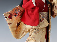 Beautiful Japanese Rare Heian Scroll Kimono GEISHA Doll -Traditional Kimono-