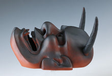 Japanese Ceramic Noh Mask Hannya -Jealousy woman- 般若 Demon Tsushima