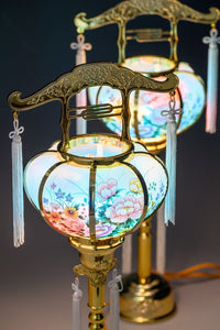 Chochin Lamp -Traditional craftsman Lantern- Golden Color